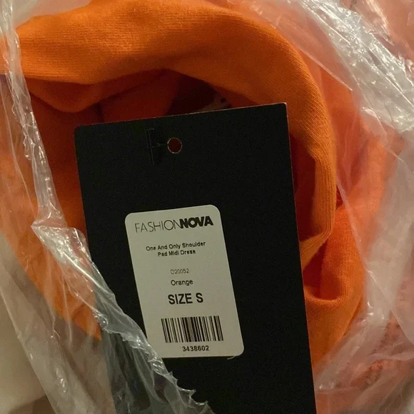 2 Fashion Nova, small, Cream and Orange - Picture 3 of 7